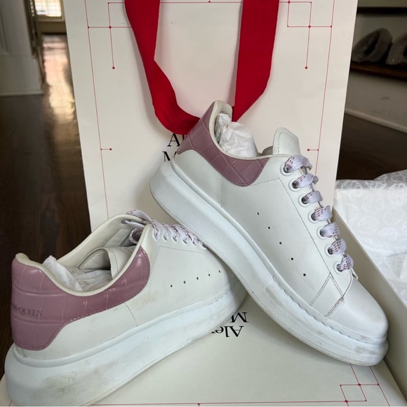 Alexander McQueen Shoes - Antic pink Alexander McQueen sneakers!